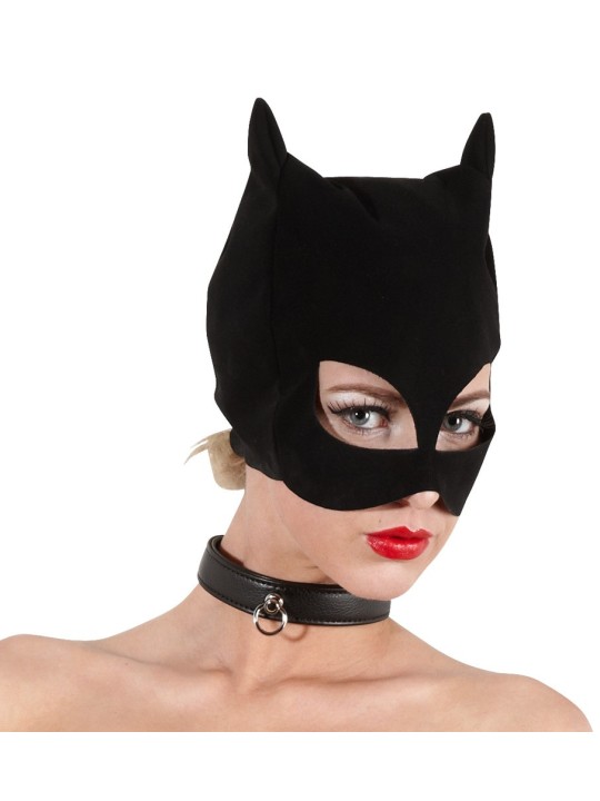 MASCHERA STILE NABUK BAD KITTY "CATMASK" NERO OPACO MASCHERA STILE NABUK BAD KITTY "CATMASK" NERO OPACO
